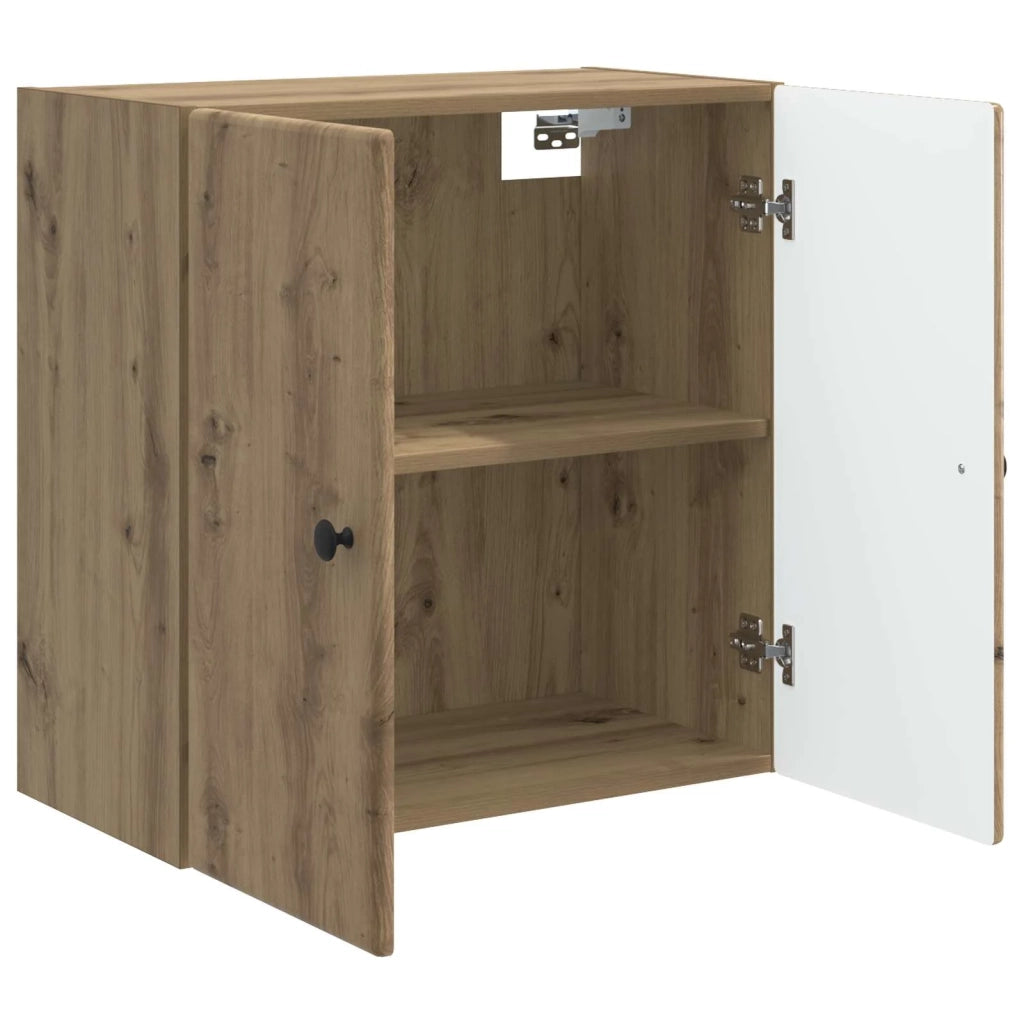 Armadietto a Muro | Mobiletto a muro Rovere Artigianale 59 x 31 x 60 cm