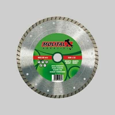 DISCO DIAMANTATO GRANITO MOLITAL D.MM 230 - CARDINALE FERRAMENTA