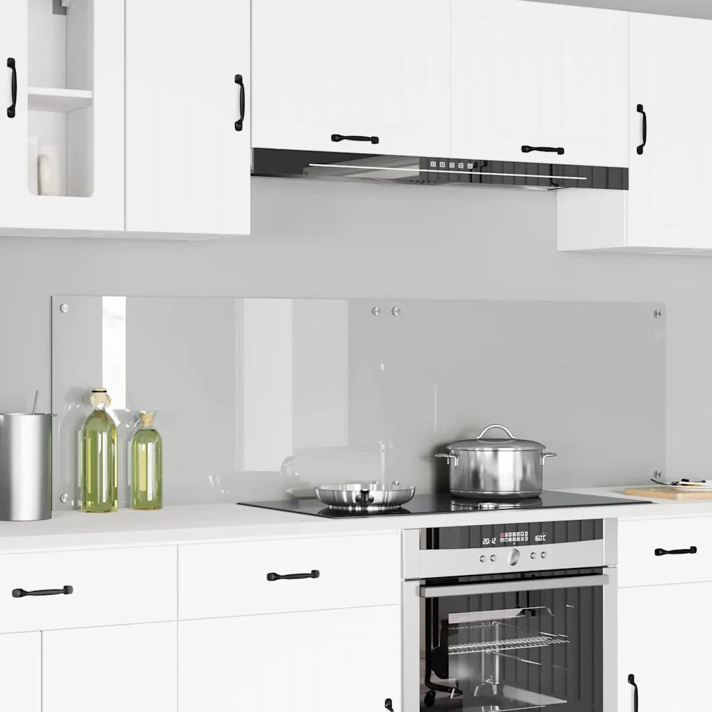 Schienale da cucina 2 pcs Trasparente 90 x 50 cm 3415537