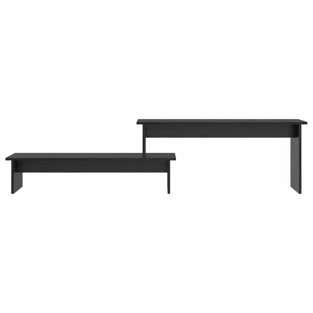 Set mobile TV Rovere Nero 180,5 x 30 x 43 cm Legno multistrato 875130