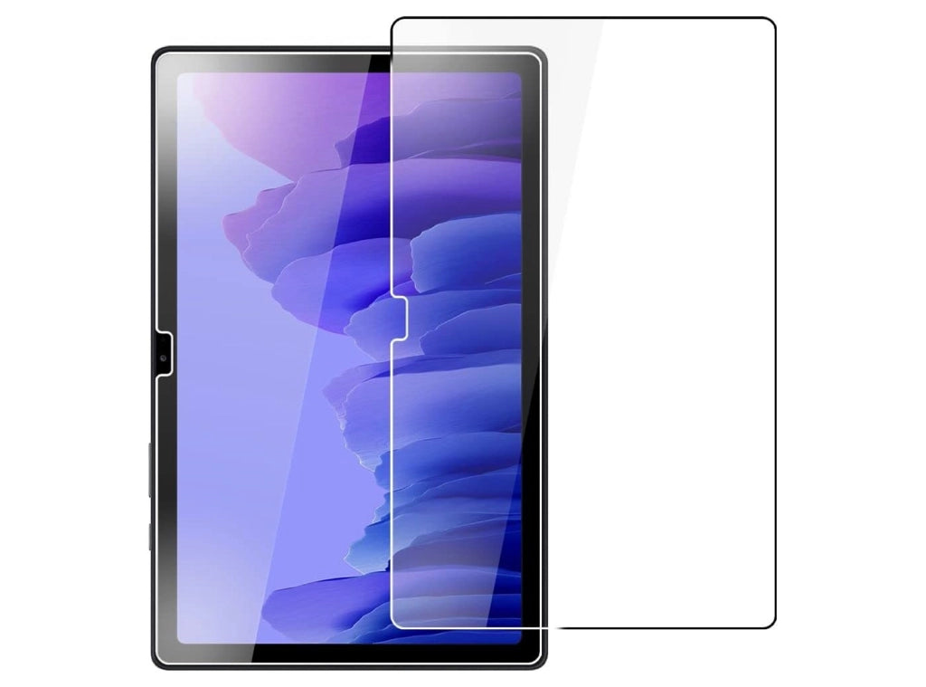 Custodia per Samsung Galaxy Tab A7 10.4" con Vetro Temperato Incluso - Cover Slim in Pelle PU Magnetica Nero