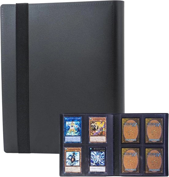 Collezionista di carte da gioco con 160 celle e fogli da 4 celle a doppia faccia - Cartellone per carte da gioco (TCG, Sport)