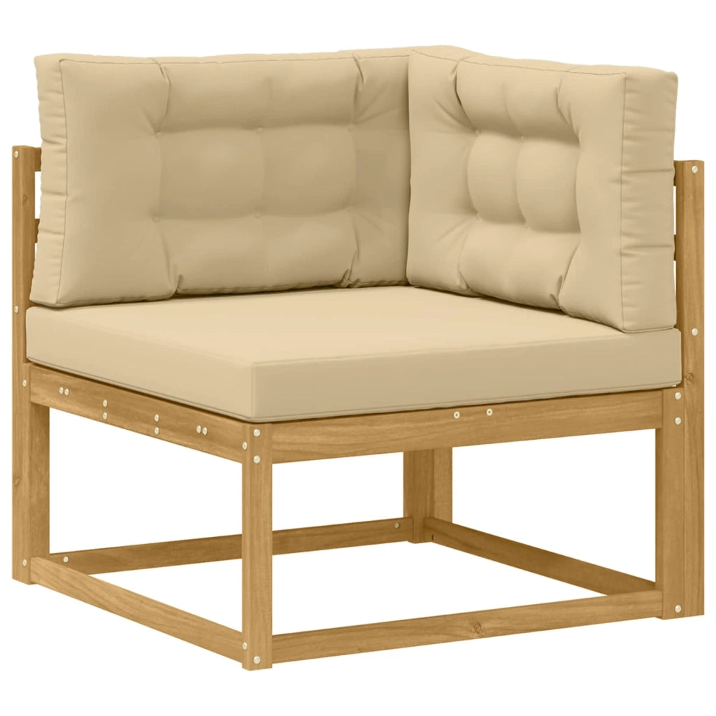 Set di divani da esterno 8 pcs Bianco e Beige 3386802
