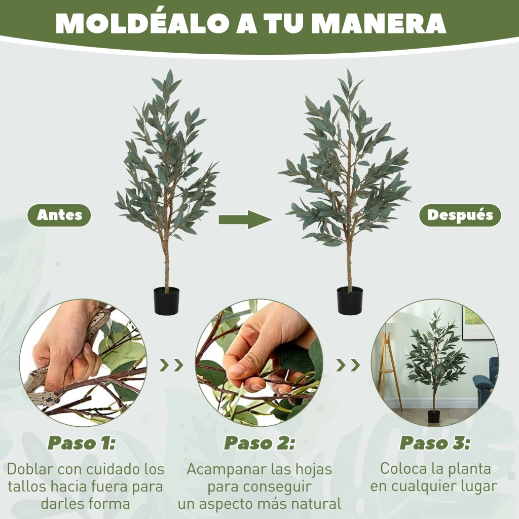 Albero Artificiale di Alloro 150 cm Verde ¨C zephmum ¨C 150 cm Verde