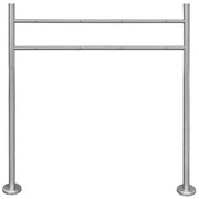 Supporto per cassetta postale in acciaio inox 120 x 100 cm 1002002