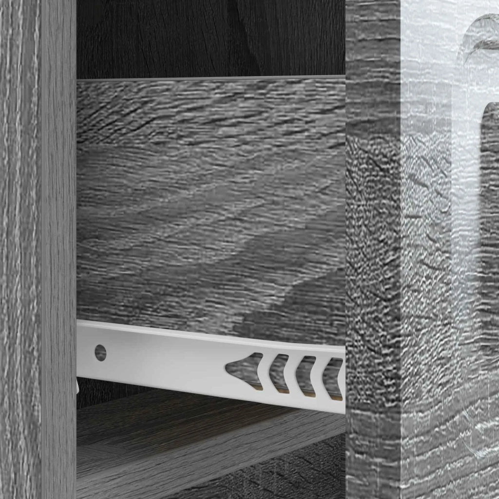 Armadio da Notte Grigio Sonoma 43 x 41 x 63,5 cm 895711