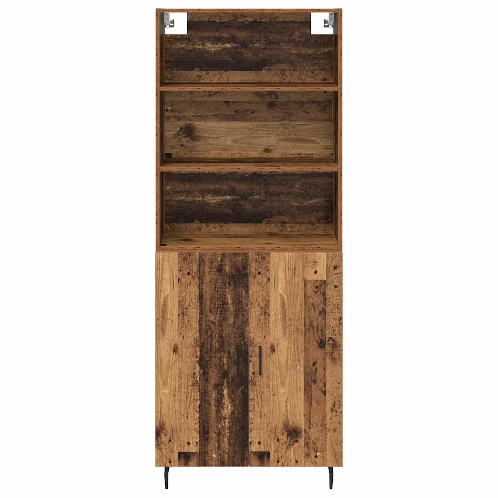 Credenza-Buffet-Armadio da cucina Legno vecchio 69,5 x 34 x 180 cm 597689