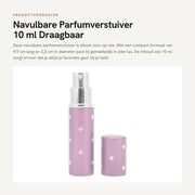 Spruzzatore di profumo portatile 10 ml - Flacone di profumo compatto 9,9 cm - Inhoud 6 ml - Navicella senza problemi