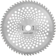 Circolare trapano 255mm - 60 denti - Acciaio di alta qualità ad alta velocità - Taglio dell'erba infestante - Affilato e duraturo - Lavoro efficiente - Lame circolari