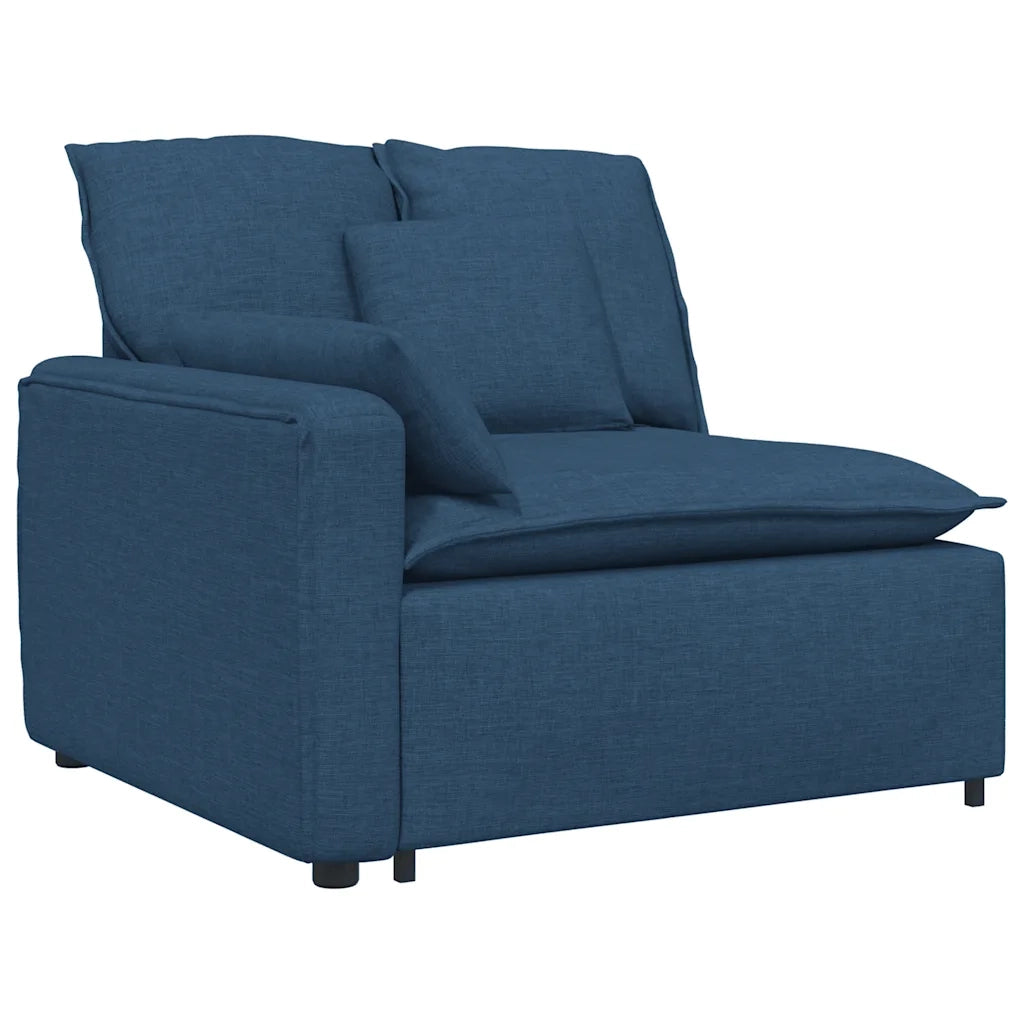 Divano Modulare con Cuscini Blu 3321094
