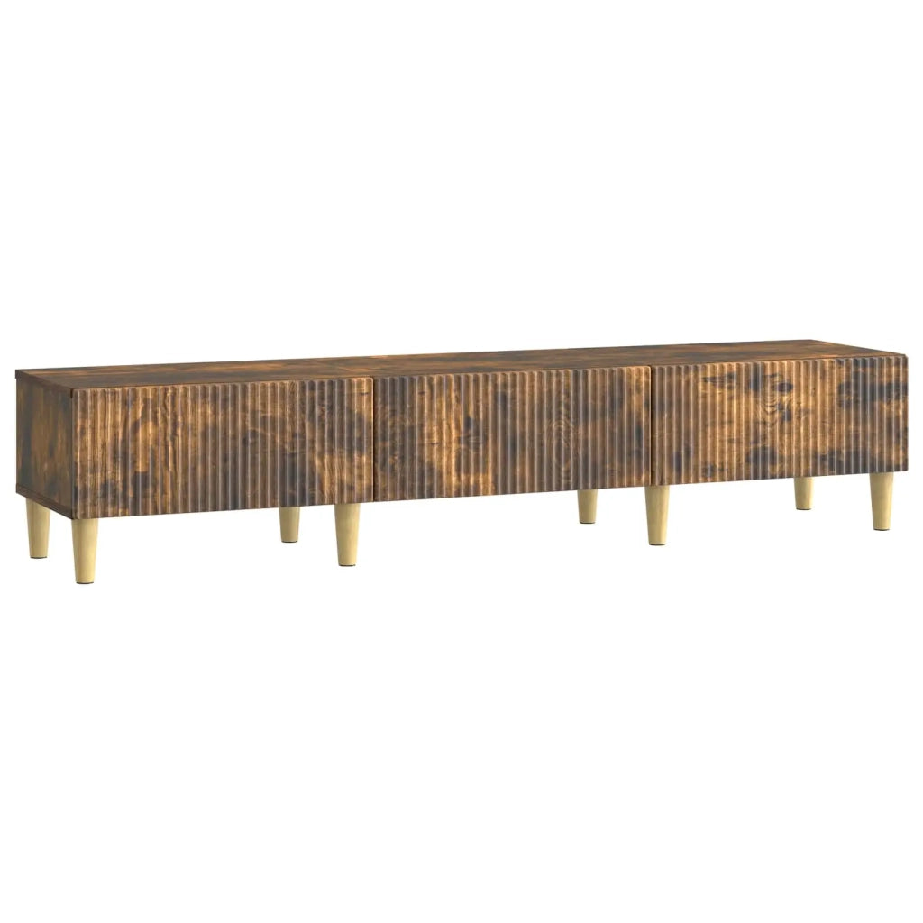 Mobile TV | Armadietto TV | Mobile Porta TV Rovere Fumo 147 x 34,5 x 30 cm Legno ingegnerizzato