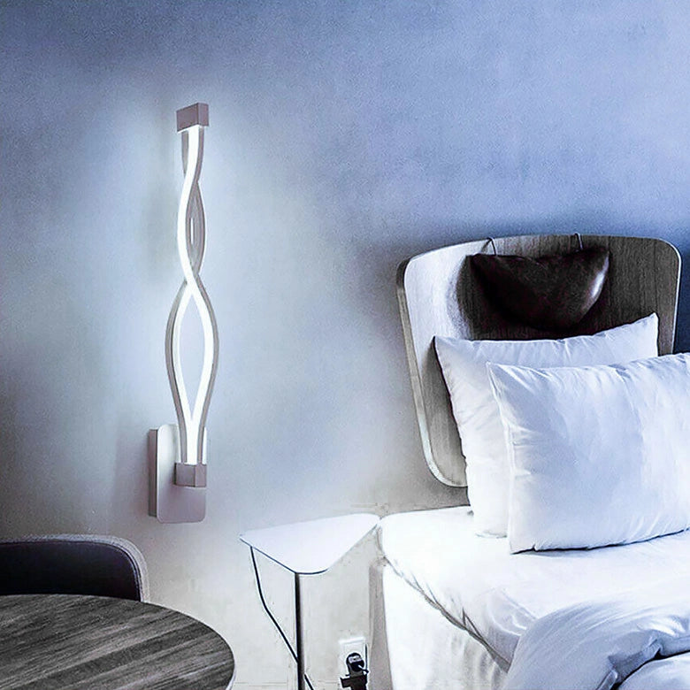 Applique lampada per interno moderna da parete a muro 9W luce Fredda 6500K
