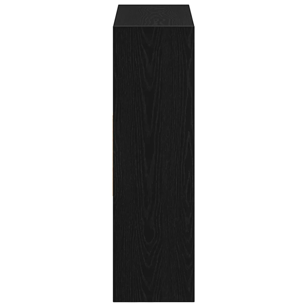 Libreria Rovere Nero 97,5x29,5x100 cm in Legno Multistrato 862403