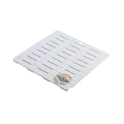 Pedana doccia rigida 55x55 cm bianca in plastica PP linea Winny Feridras