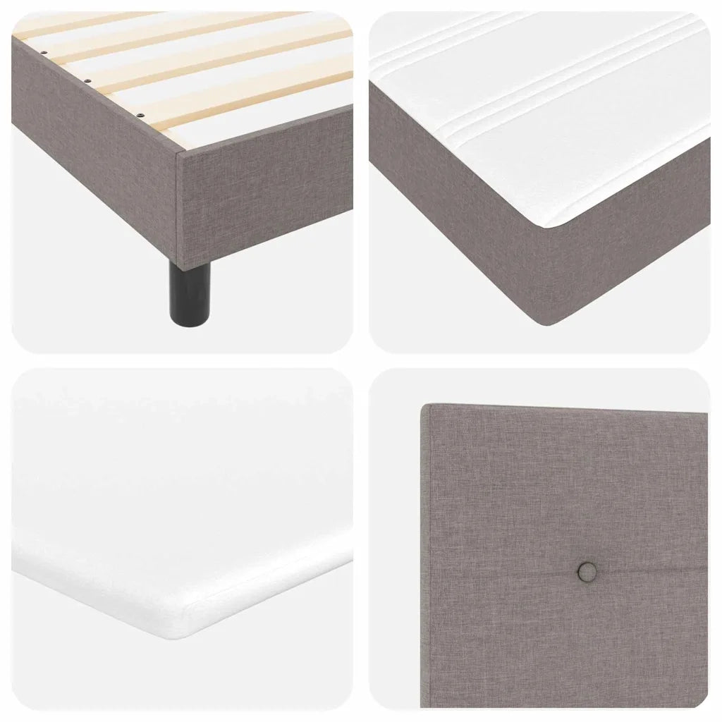 Letto a molle con testiera Talpa 160 x 200 cm Tessuto 3338703