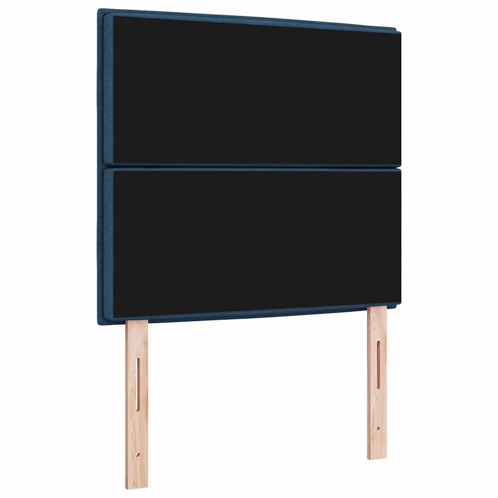 Testiera LED con strisce LED con testiera Blu 90 cm Tessuto 3338278