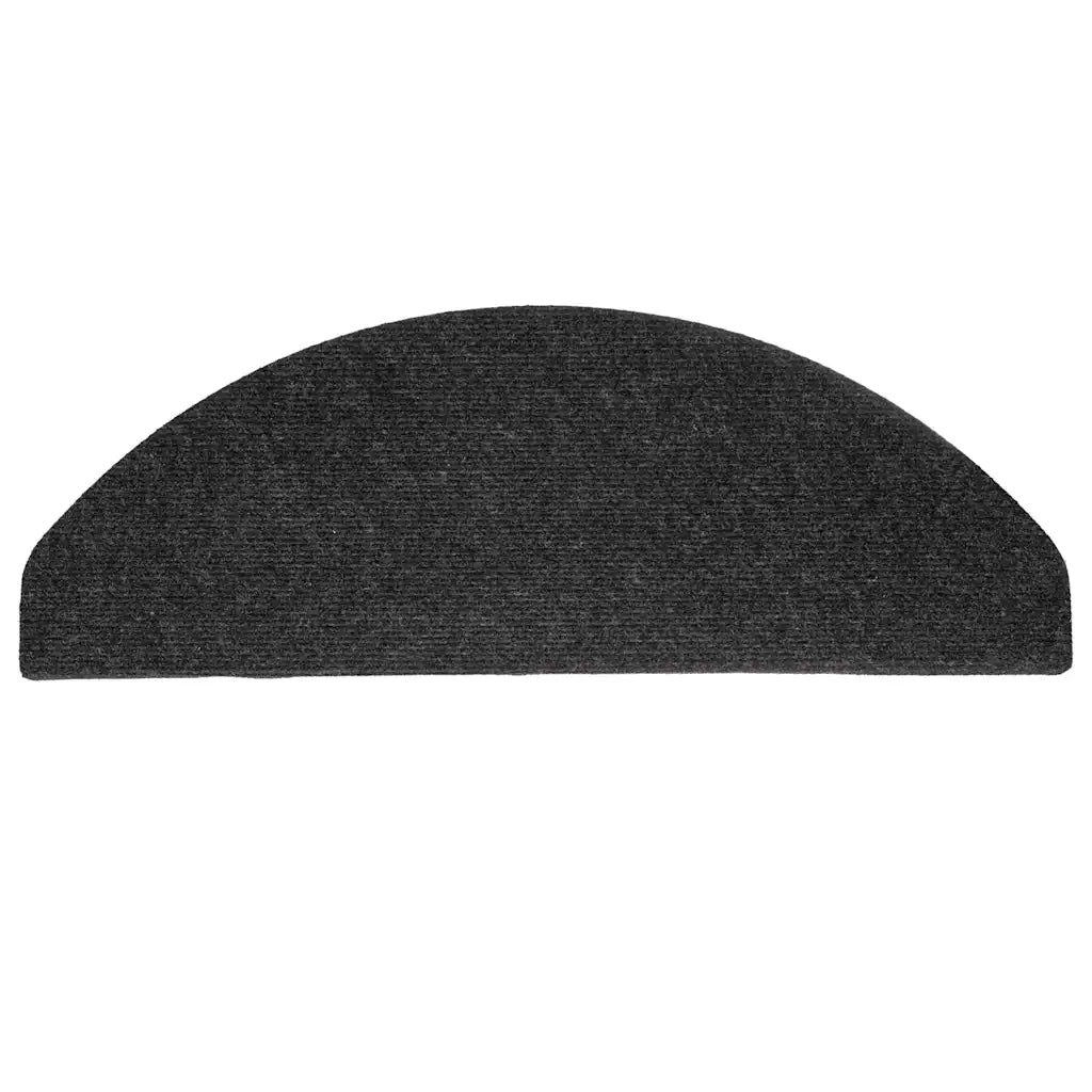 Tappetini Autoadesivi per Scale 30 pz | Gradini per Scale Neri 65x22,5x3,5 cm
