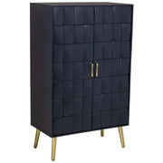 Armadio in legno nero 76x42x125h cm