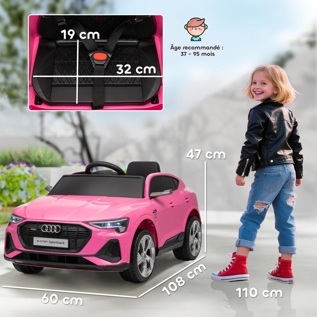 Auto elettrica per bambini ¨C Minimal ¨C rosa