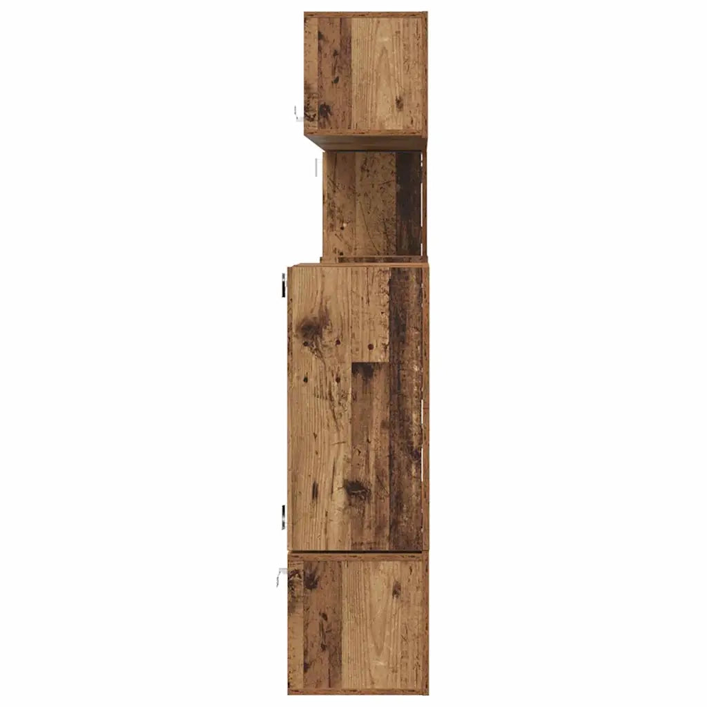 Unità TV 4 pcs Legno vecchio Legno multistrato 3393492