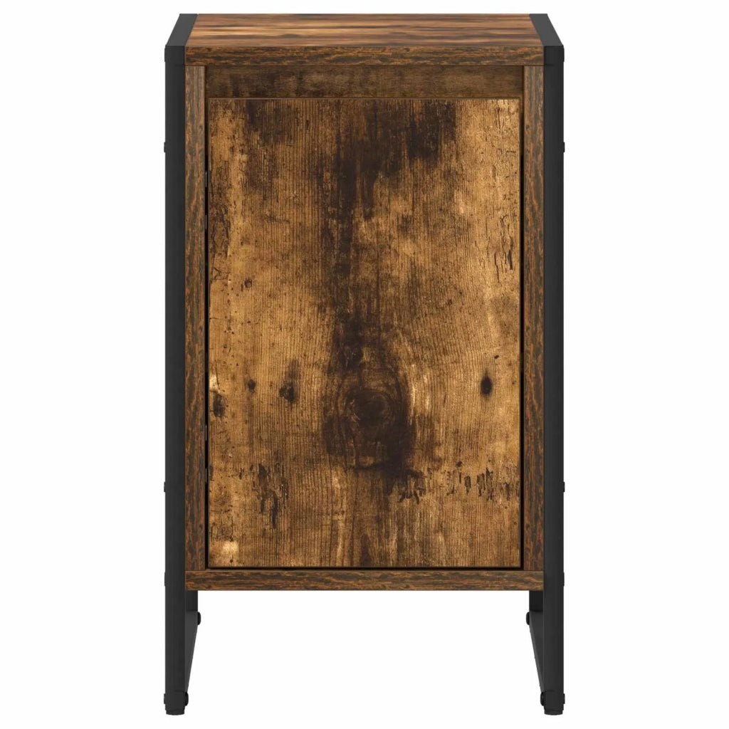 Comodino-Tavolino da notte Quercia Fumosa 39,5 x 30 x 50 cm Legno multistrato 820088