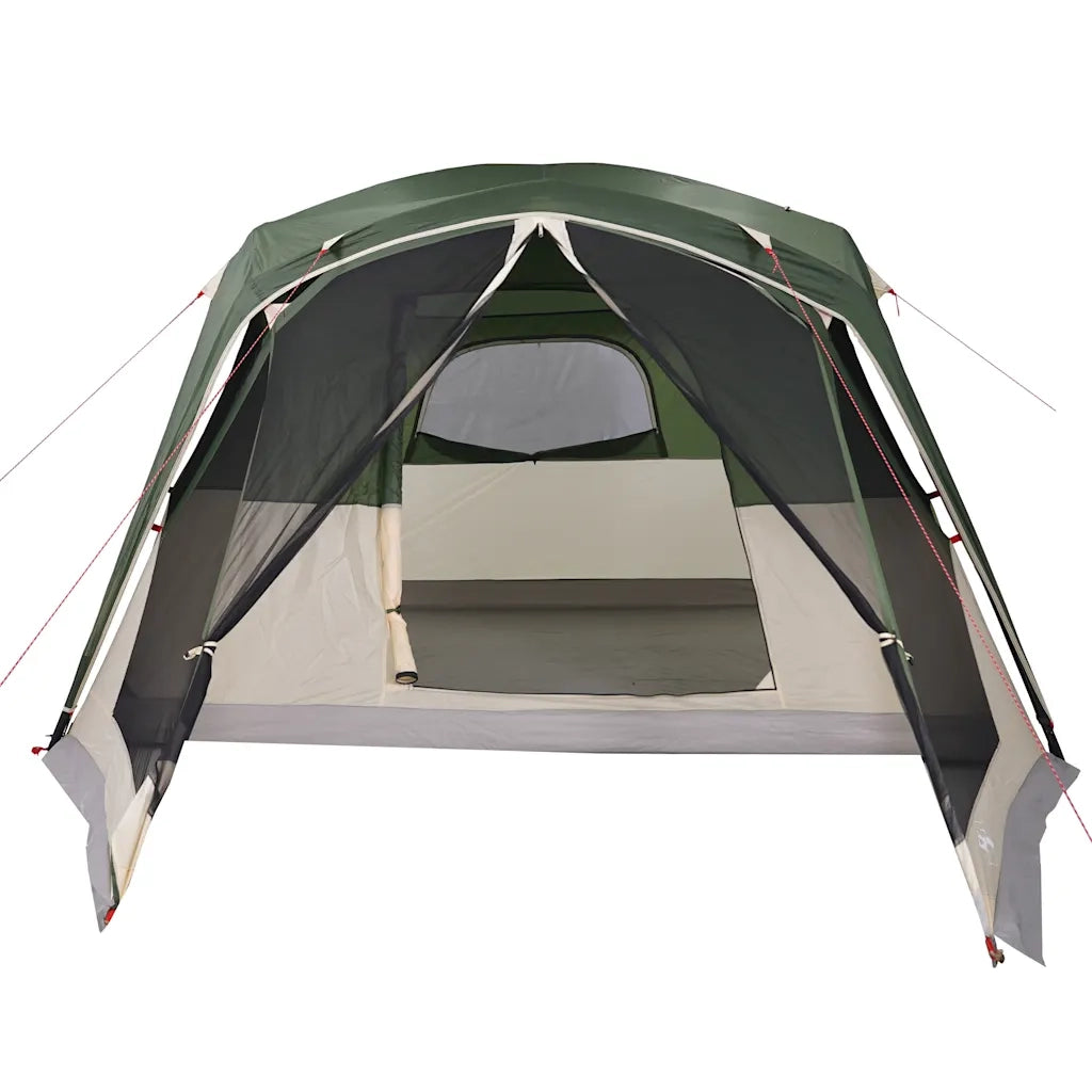 Tenda da Campeggio | Tenda Familiare a Cupola per 6 Persone Verde Impermeabile