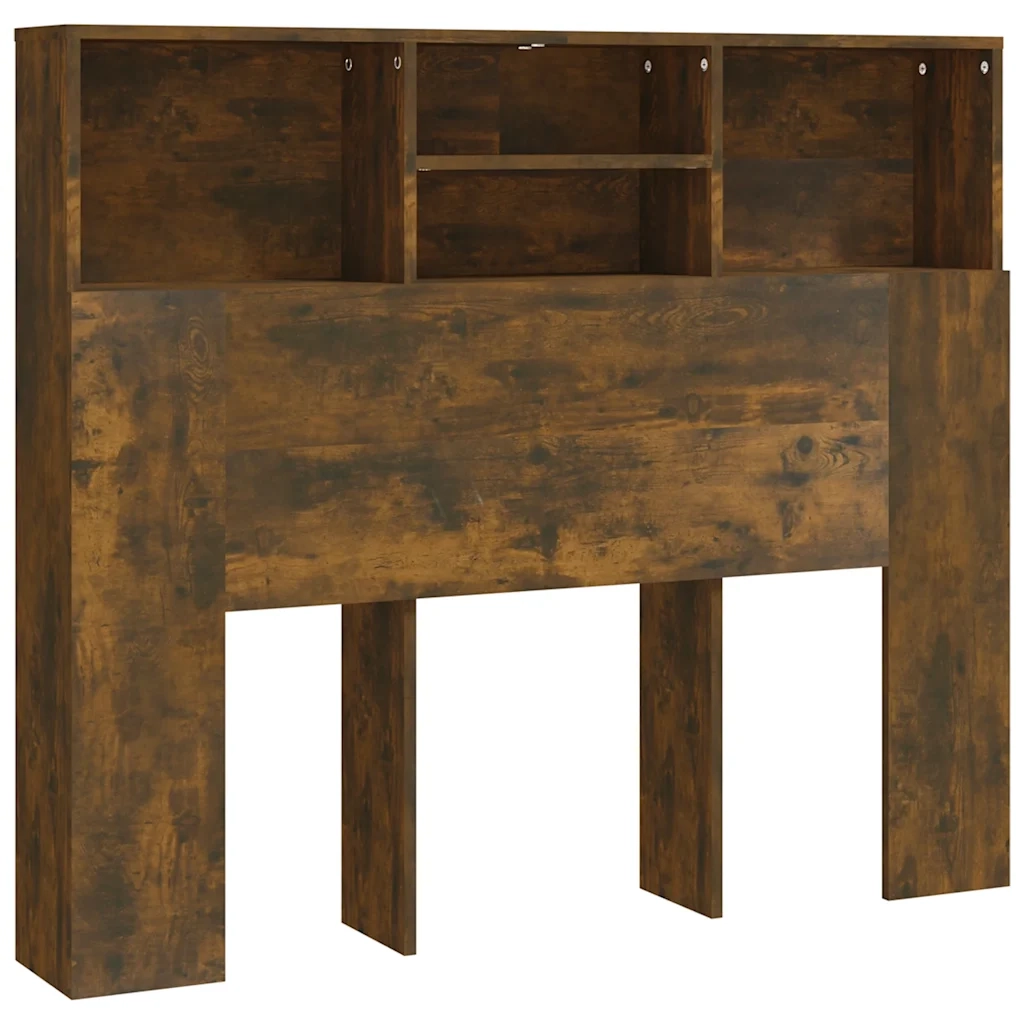 Testiera | Testata con Scomparti Rovere Fumo 120x19x103,5 cm