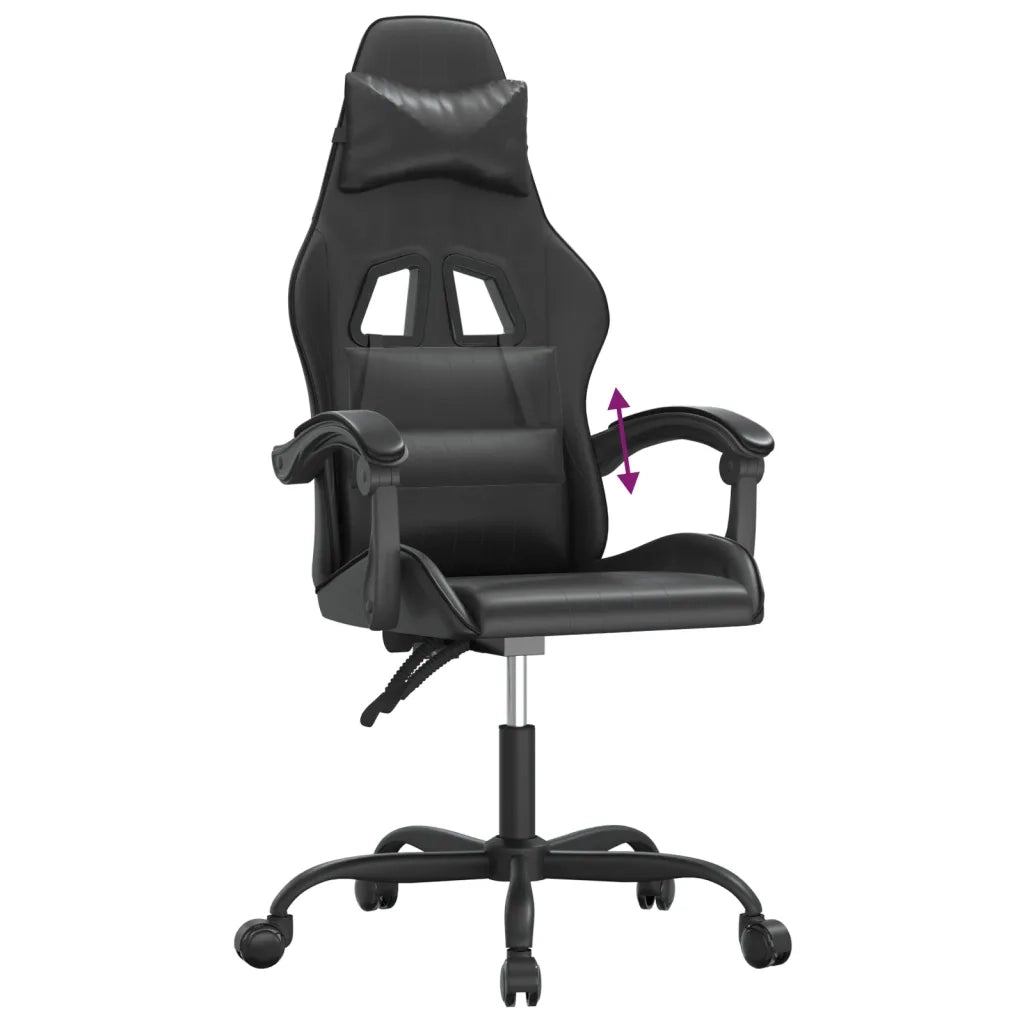 Sedia da Gaming Nera in Similpelle 3143826