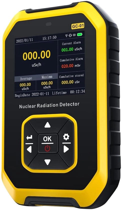 Contatore Geiger - Contatore Geiger Radioattivo - Strumento di Rilevamento Radiazioni - Dosimetro