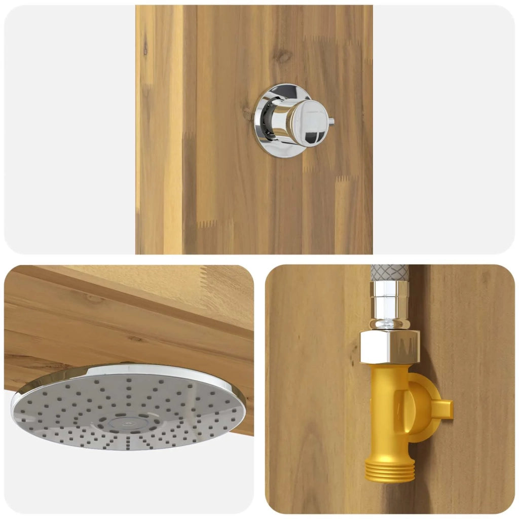 Doccia da esterno 226 cm Bianco 903113