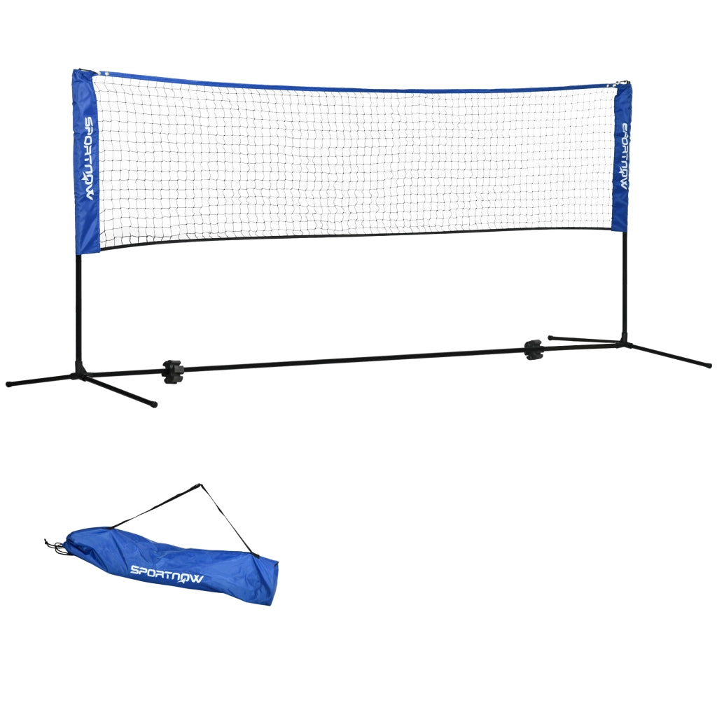 Rete da badminton 103/120/155H cm, pieghevole e regolabile in altezza, per uso interno ed esterno, in poliestere, ideale per pallavolo e badminton.