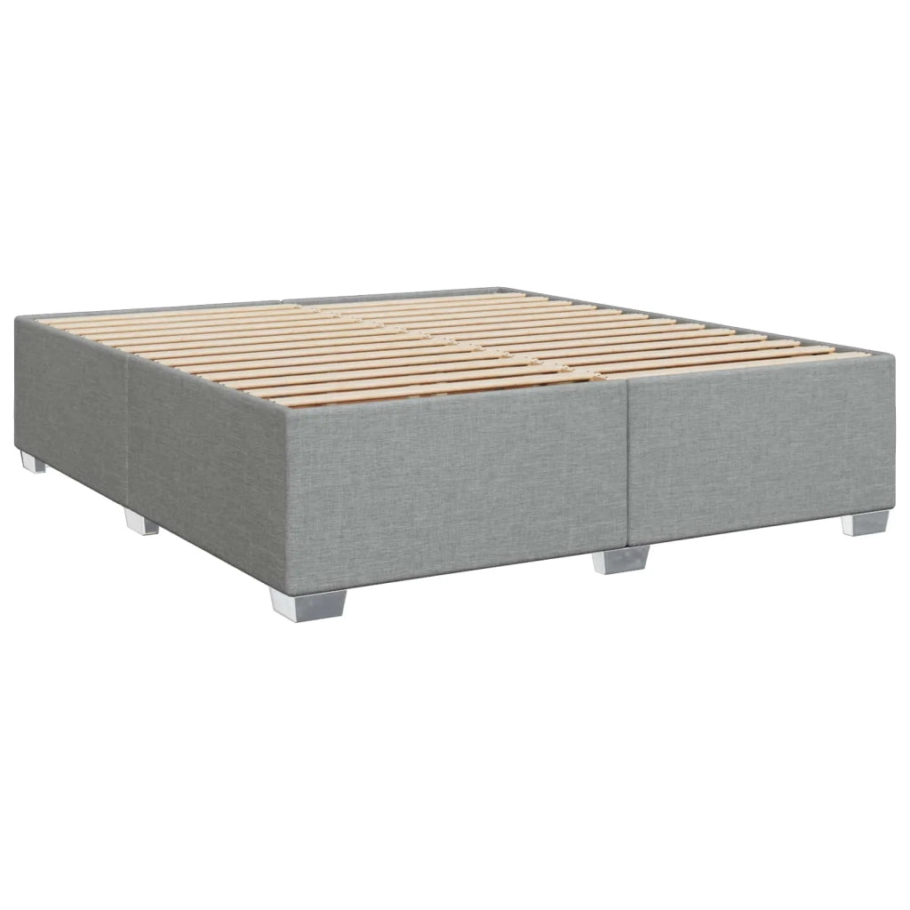 Letto box spring con materasso Grigio Chiaro 180 x 200 cm 3454922
