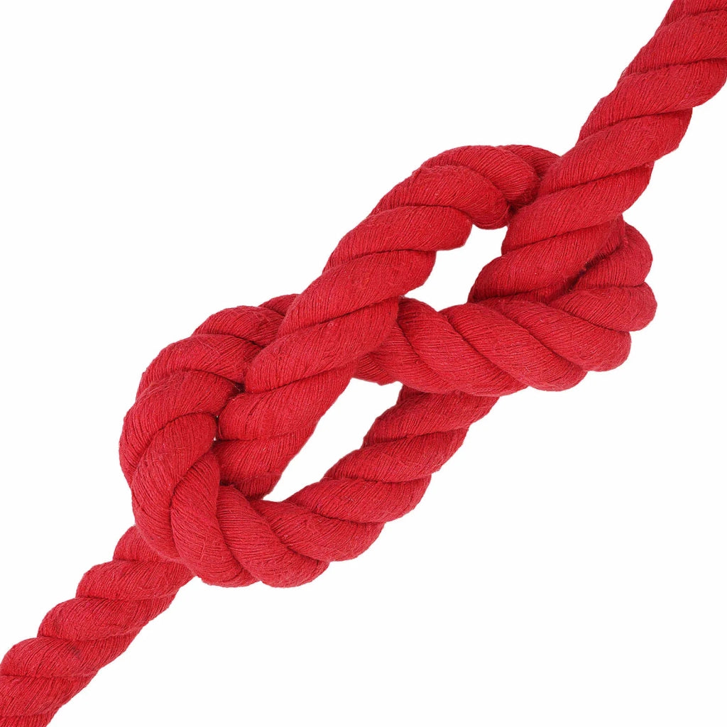 Corda | Fune Rosso 3,6 x 3,6 x 2500 cm Cotone