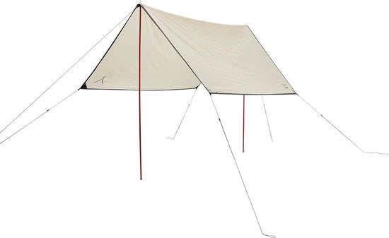 Tenda solare quadrata 300x300 cm - UV50+ impermeabile con corda per sospensione