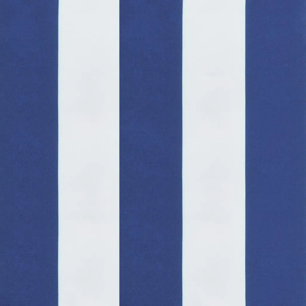 Cuscino Pallet Strisce Bianche e Blu 58x58x10 cm Tessuto Oxford 360915
