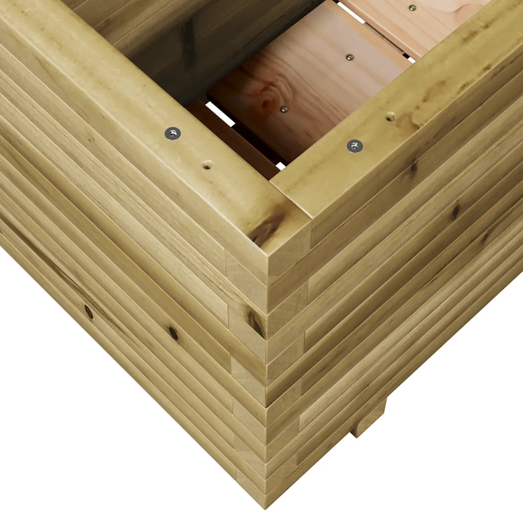 Fioriera da Giardino 90x40x49,5 cm in Legno di Pino Impregnato 847377