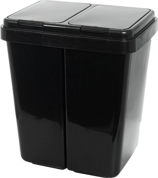Cassa di archiviazione per esterno - contenitori di plastica per l'organizzazione di interni ed esterni / Cassa di archiviazione 2 x 25L