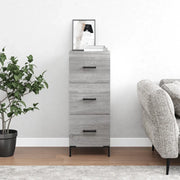 Credenza Grigio Sonoma 34,5x34x90 cm in Legno Multistrato 828610