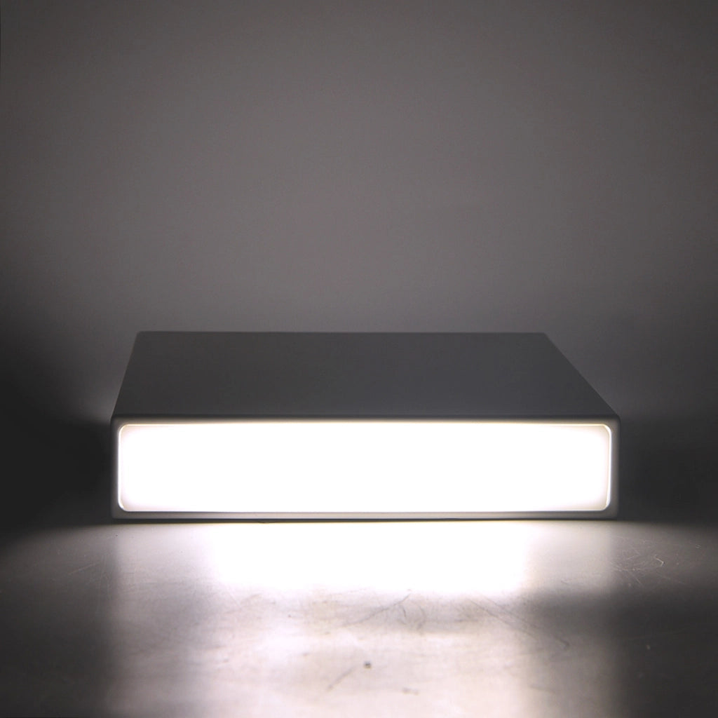 APPLIQUE LED QUADRATA SLIM 12W BI-EMISSIONE LUMINOSA LUCE NATURALE 4000K° - ILLUMINAZIONE EFFICIENTE E STILIZZATA IDEALE PER INTERNI SOGGIORNI CAMERE INGRESSI UFFICI E NEGOZI