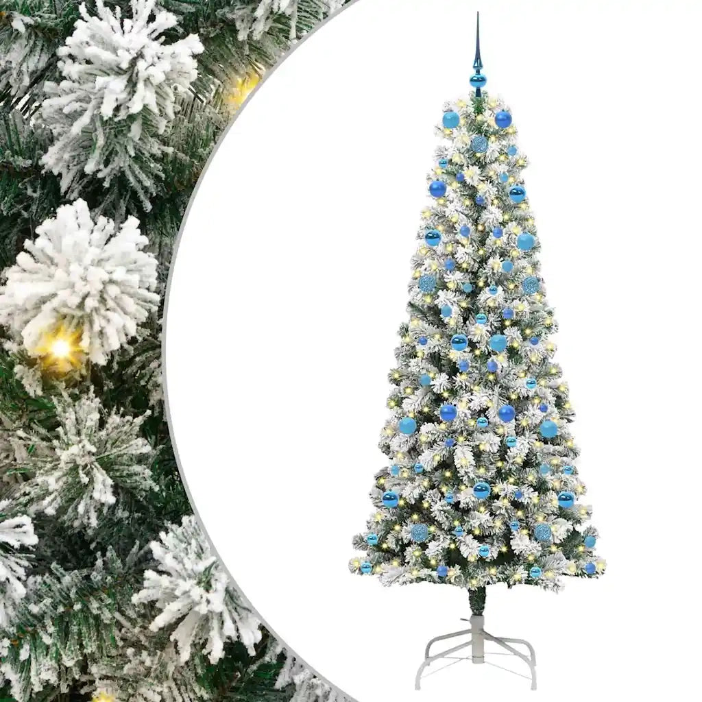 Albero di Natale Artificiale con Rami Pieghevoli 210 cm 3395611