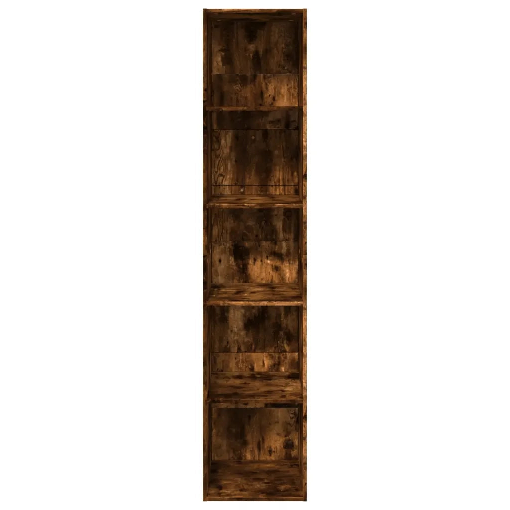 Libreria Rovere Fumo 40x30x189 cm in Legno Multistrato 857889