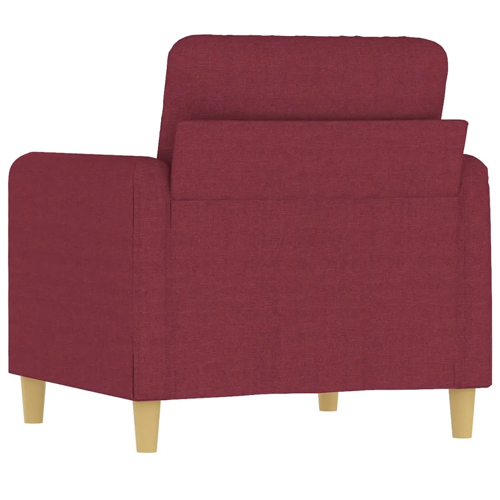 Divano Sedia-Poltrona Rosso Vino 60 cm in Tessuto 571741