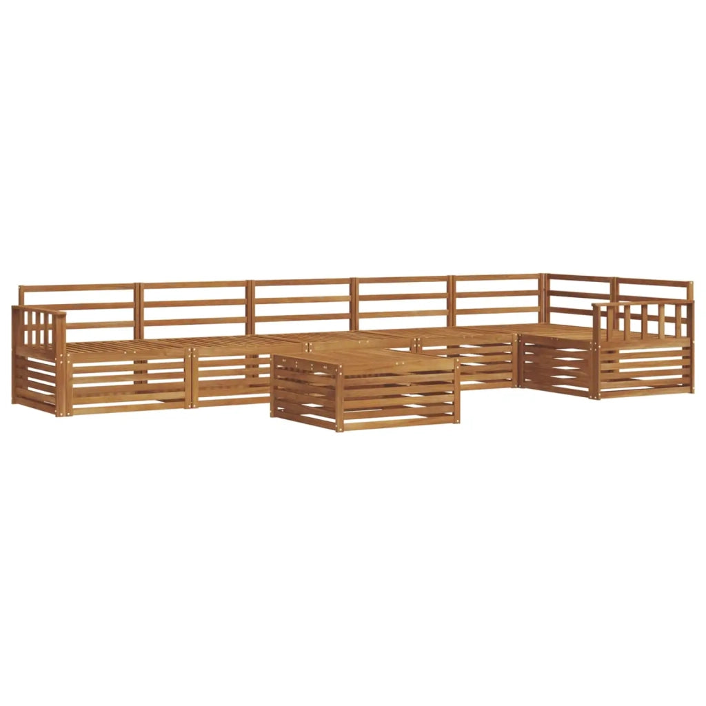Set di divani da esterno 7 pcs Naturale 3373569