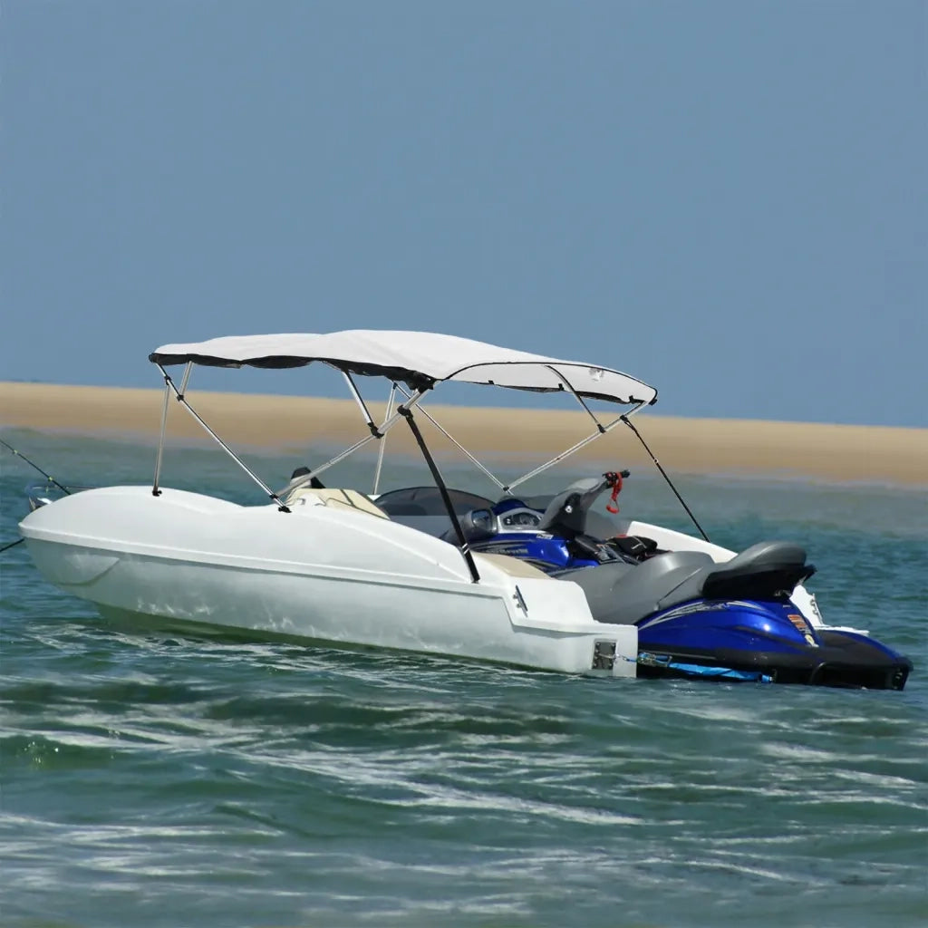 Bimini di Prua Pareti Laterali Rete 4 Archi 243x(170-182)x137cm CFW9820567