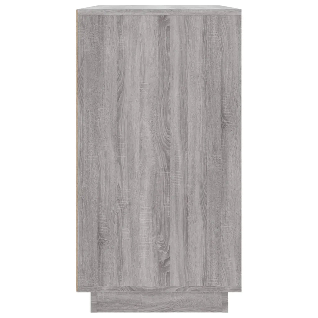 Credenza Grigio Sonoma 80x34x75 cm in Legno Multistrato 819890