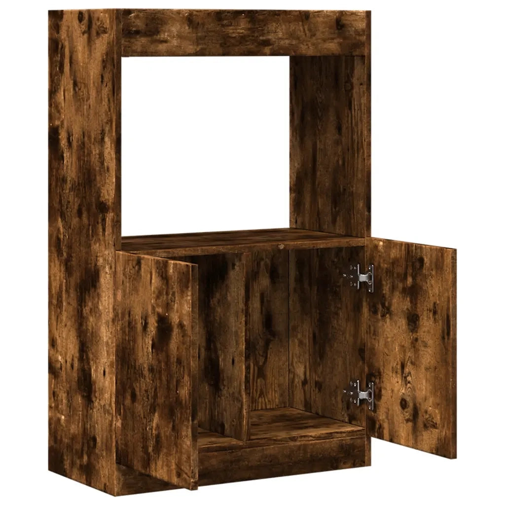 Credenza Rovere Fumo 63x33x100 cm in Truciolato 855101