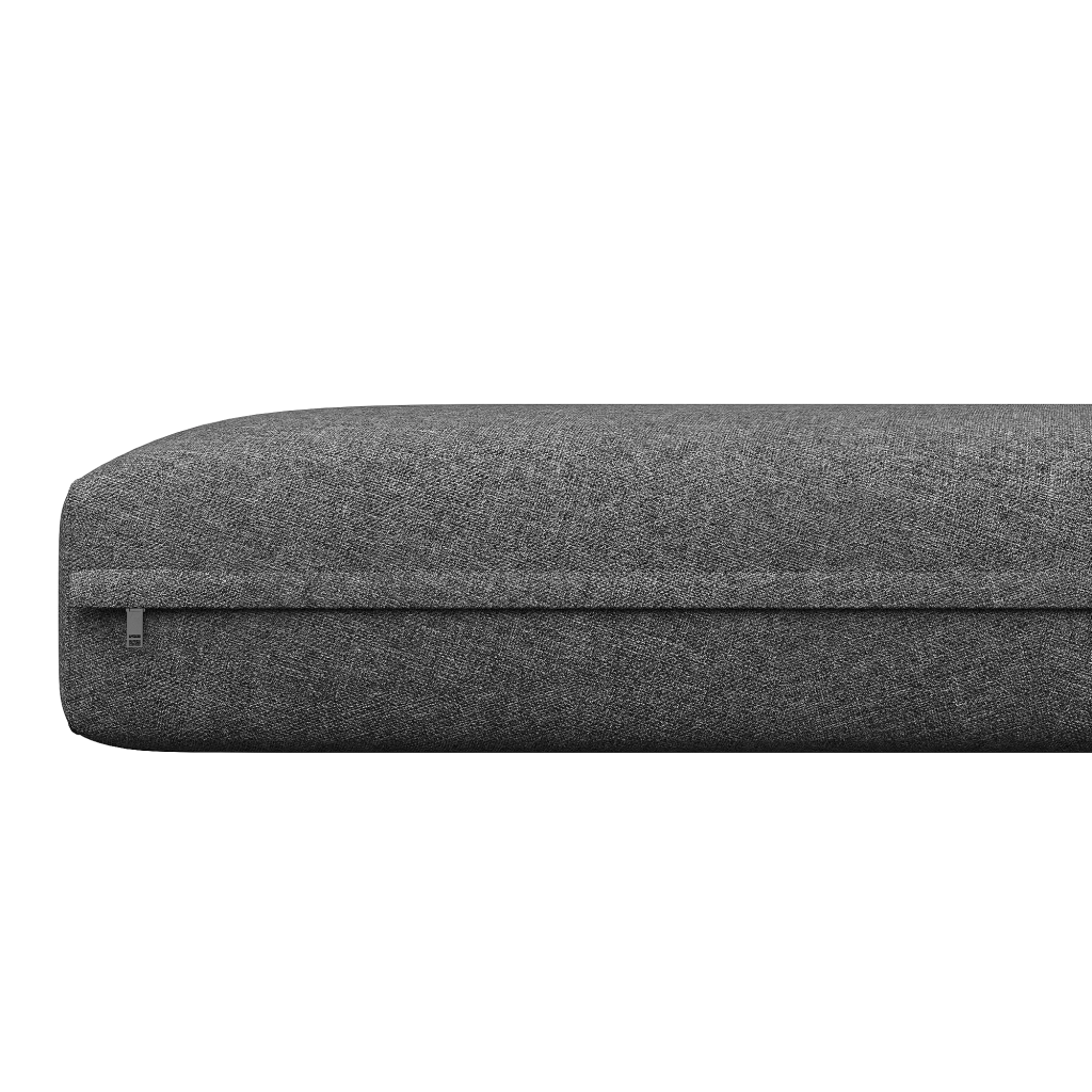 OKWISH Set da 6 Pezzi da Giardino con 1 Divano Grande, 2 Divani Piccoli, 2 Poltrone e 1 Tavolo, Metallo Legno Grigio