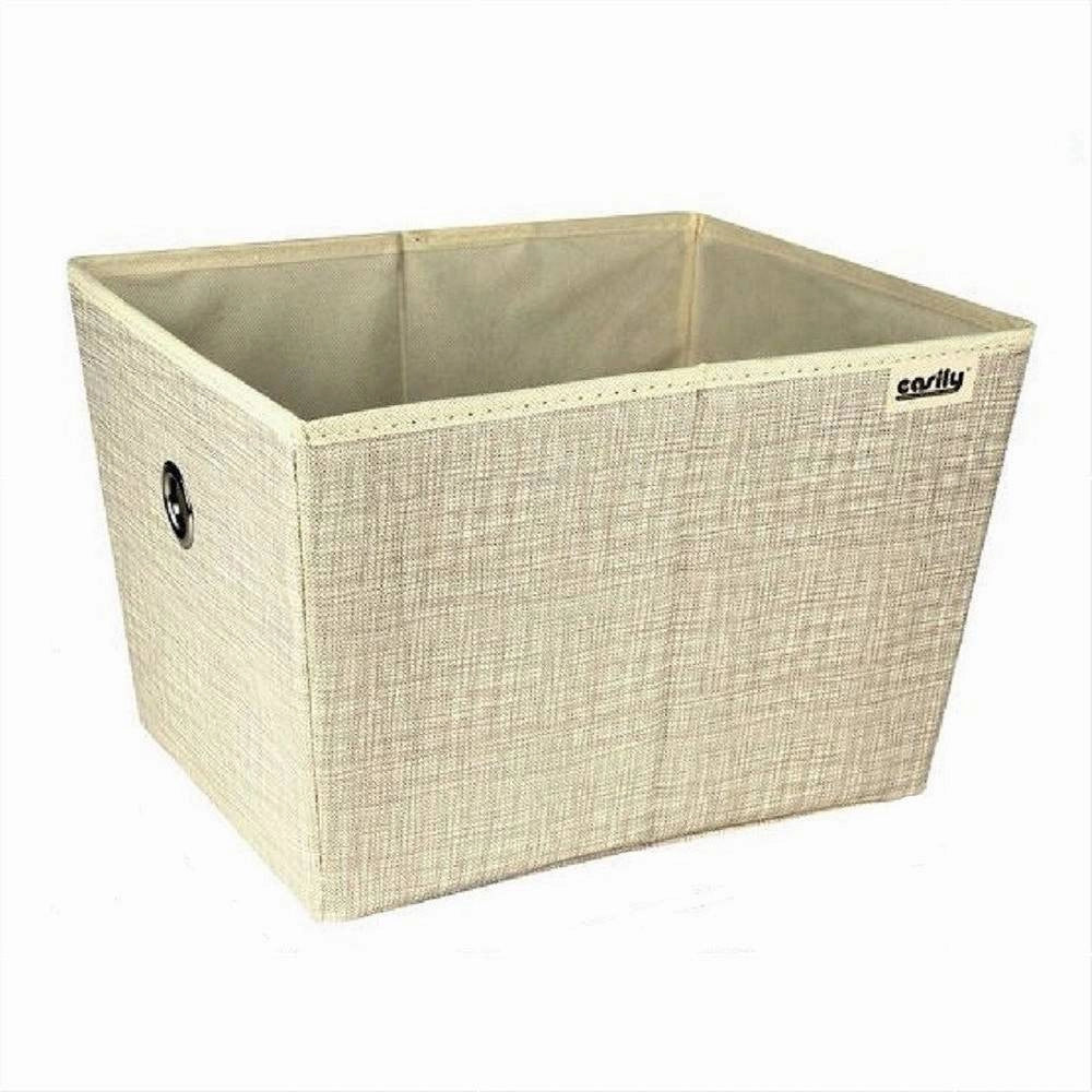 Trade Shop - Box Scatola Salvaspazio Portatutto Contenitore Armadi Organizer 25x30x42cm 69726 -