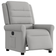 Poltrona Elettrica Reclinabile Grigio Nuvola in Tessuto 3303303