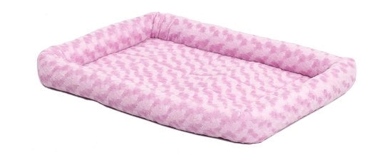 Cuscino per cani Modello 40218-PK, 45 cm lunghezza, letto per cani o gatti con imbottitura confortevole, ideale per razze di cani "mini", colore rosa